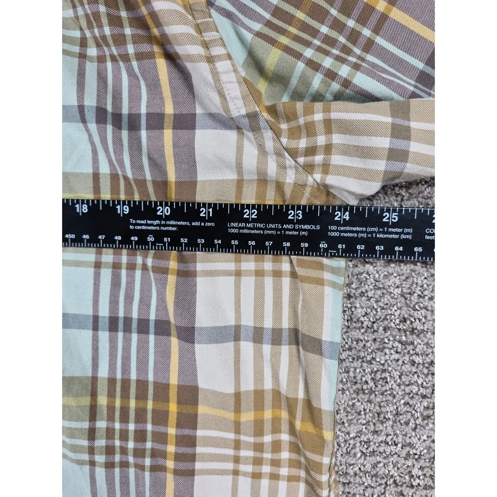 Patagonia Mens Birdshot‎ Organic Cotton Plaid Button Down Shirt XL Casual - Picture 11 of 12